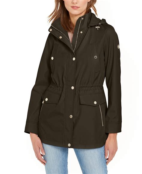 michael kors jacket womens|michael kors anorak jacket women.